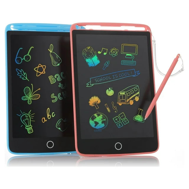 Fitfirst 2 Pack LCD Writing Tablet, 8.5inch Doodle Scribbler Board for Kids, Colorful Screen Draw... | Walmart (US)