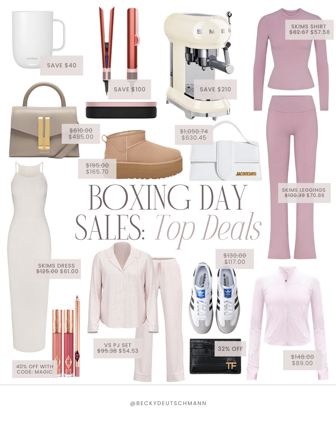 SAVE $$$ on top brands including SKIMS, Victoria Secret, Demellier, UGGs & more! Here are my top Boxing Day picks 🎀

boxing day. boxing day sales. boxing day deals. boxing day 2024. 

 #LTKbeauty #LTKsale