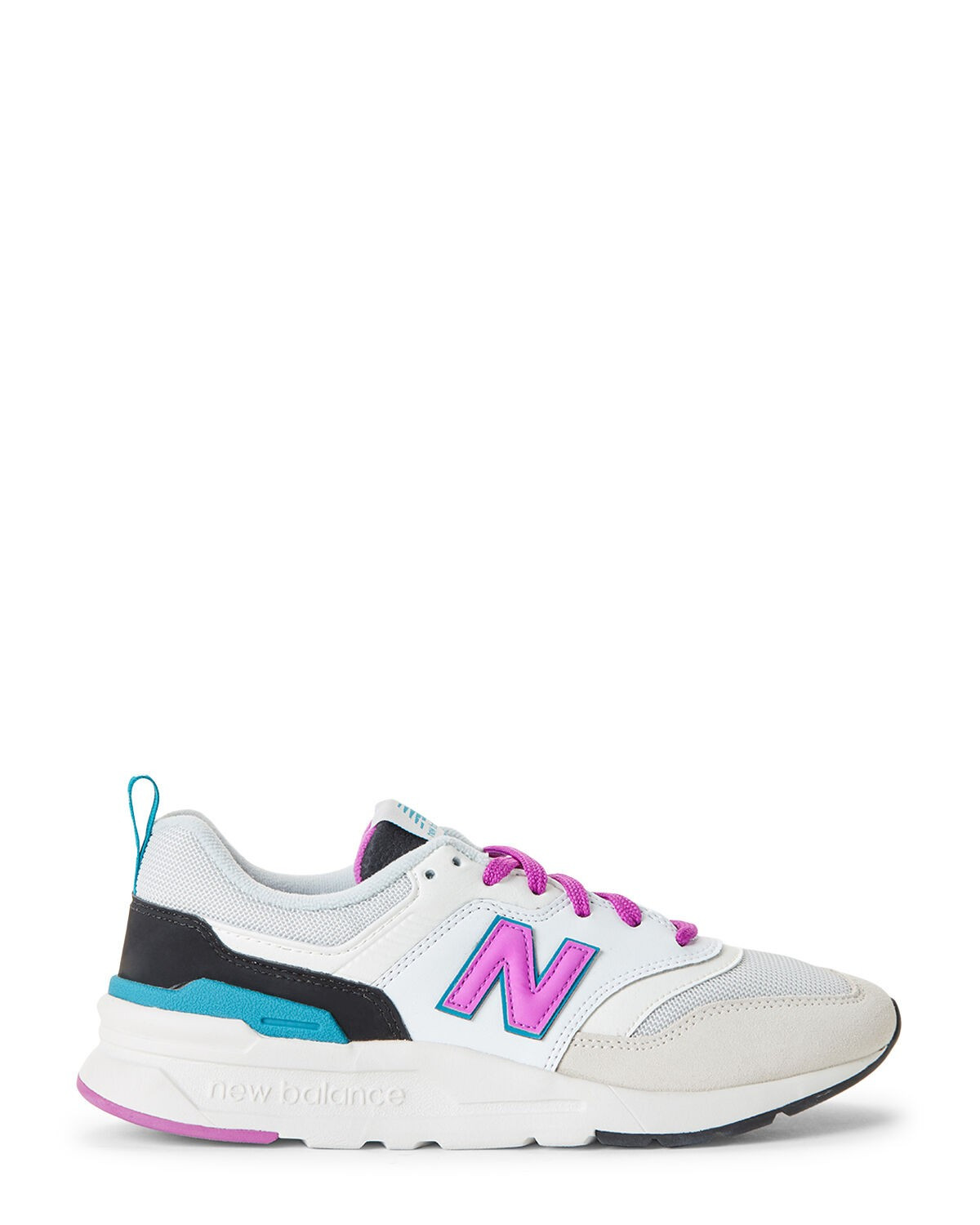 White & Purple 997H Low-Top Sneakers | C21 | Century 21 Department Stores