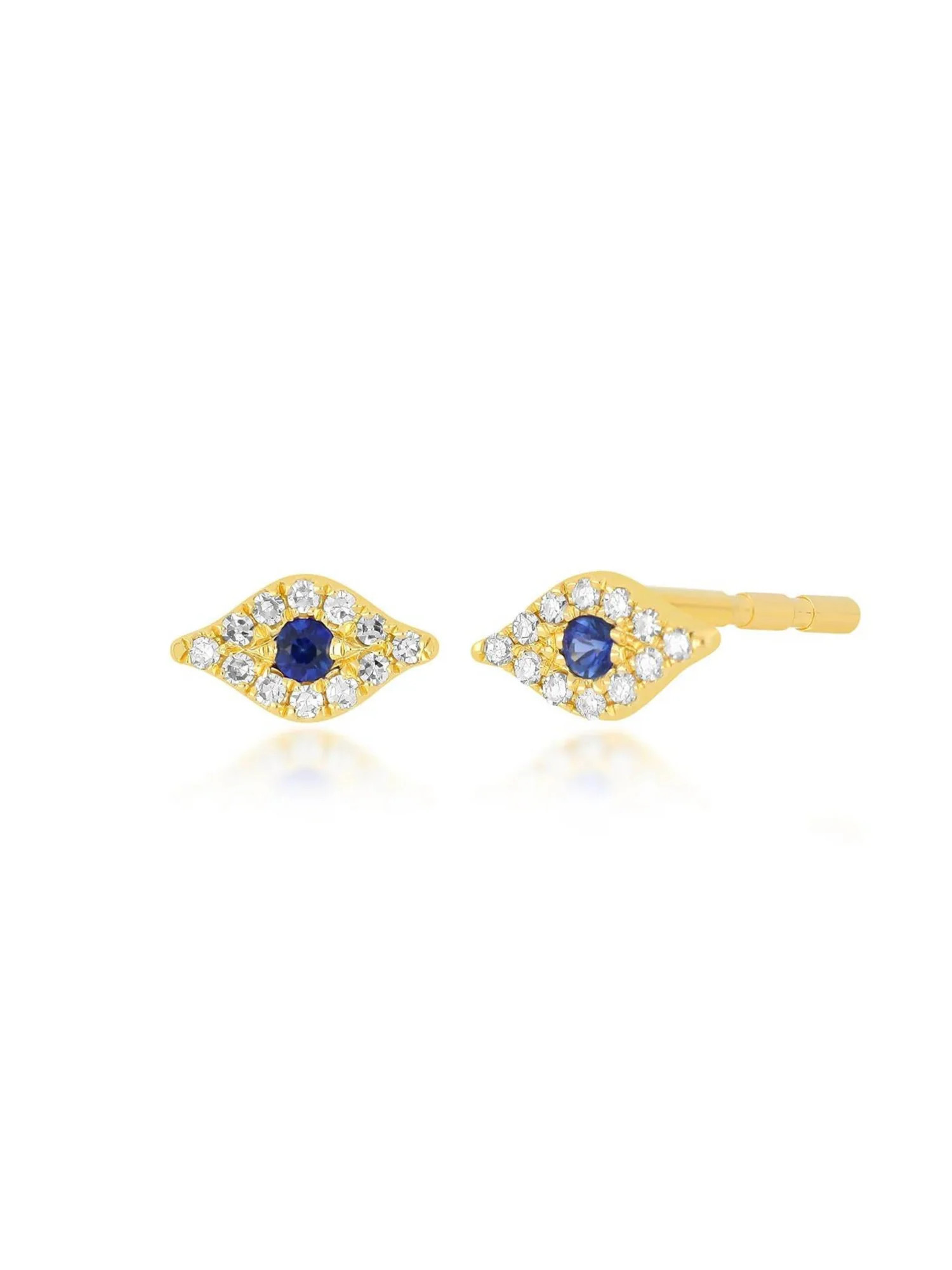 EF Collection Mini Diamond Evil Eye Stud Earring | House of 29