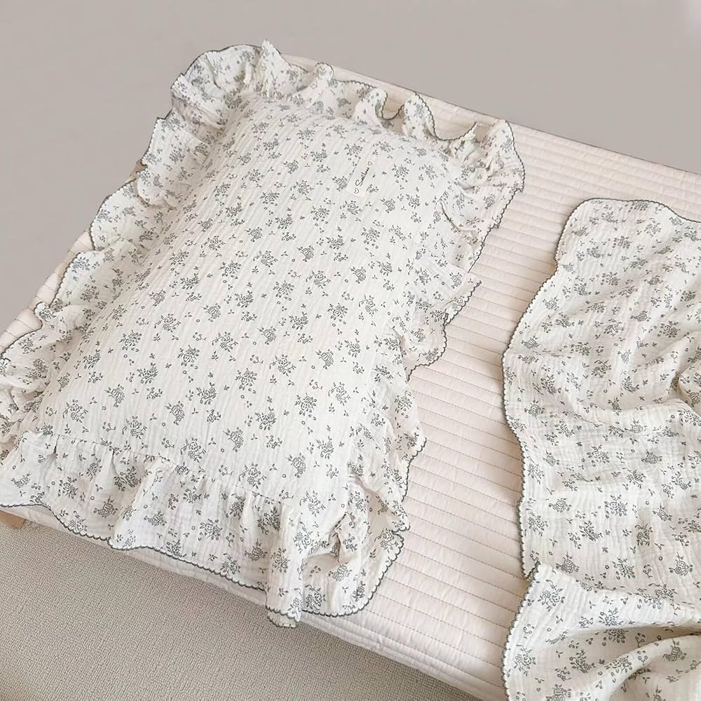 BuLuTu Muslin Toddler Pillowcases Muslin Cotton Baby Pillow Cases 100% Cotton Toddlers Pillow Cov... | Amazon (US)