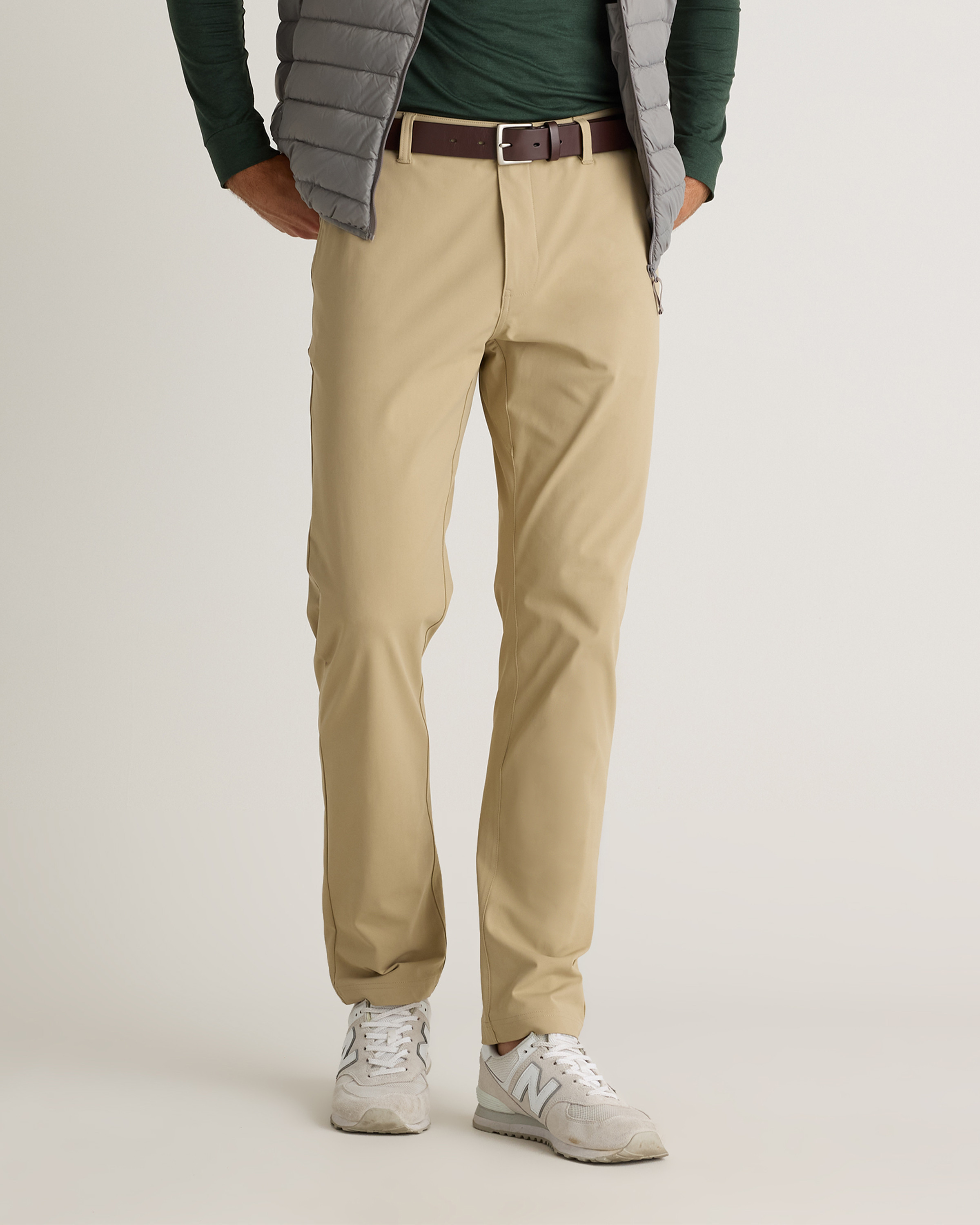 Quince | Men's ProTech Golf Pants in Sand Dune, Size 34X32, 100% Polyester | Quince