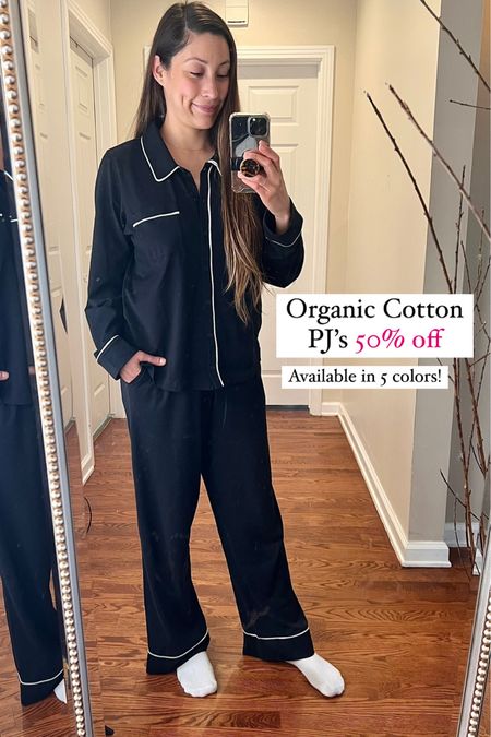 Just got these organic cotton PJ’s and the fit and material is great! I’m ordering another set in a different color since it’s on sale! I’m wearing a sz small #organiccotton #organicpajamas #pajamasonsale #longpajamas #pjs #pjsonsale #organicclothing

#LTKsalealert #LTKfamily #LTKunder100