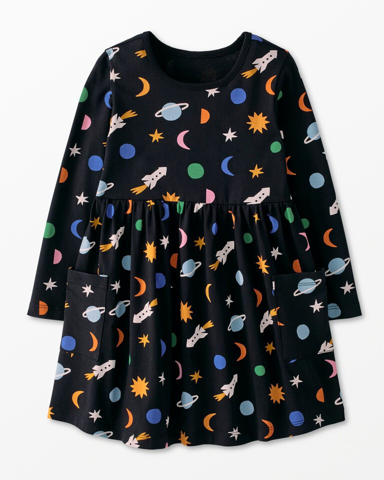 Long Sleeve Play Dress with Pockets | Hanna Andersson