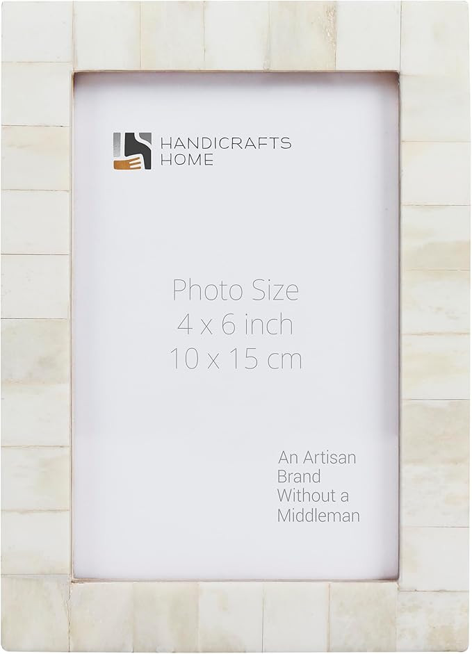 Handicrafts Home 4x6 Picture Frames - Vintage Style Wall Hanging & Desk Decor – Farmhouse Photo... | Amazon (US)