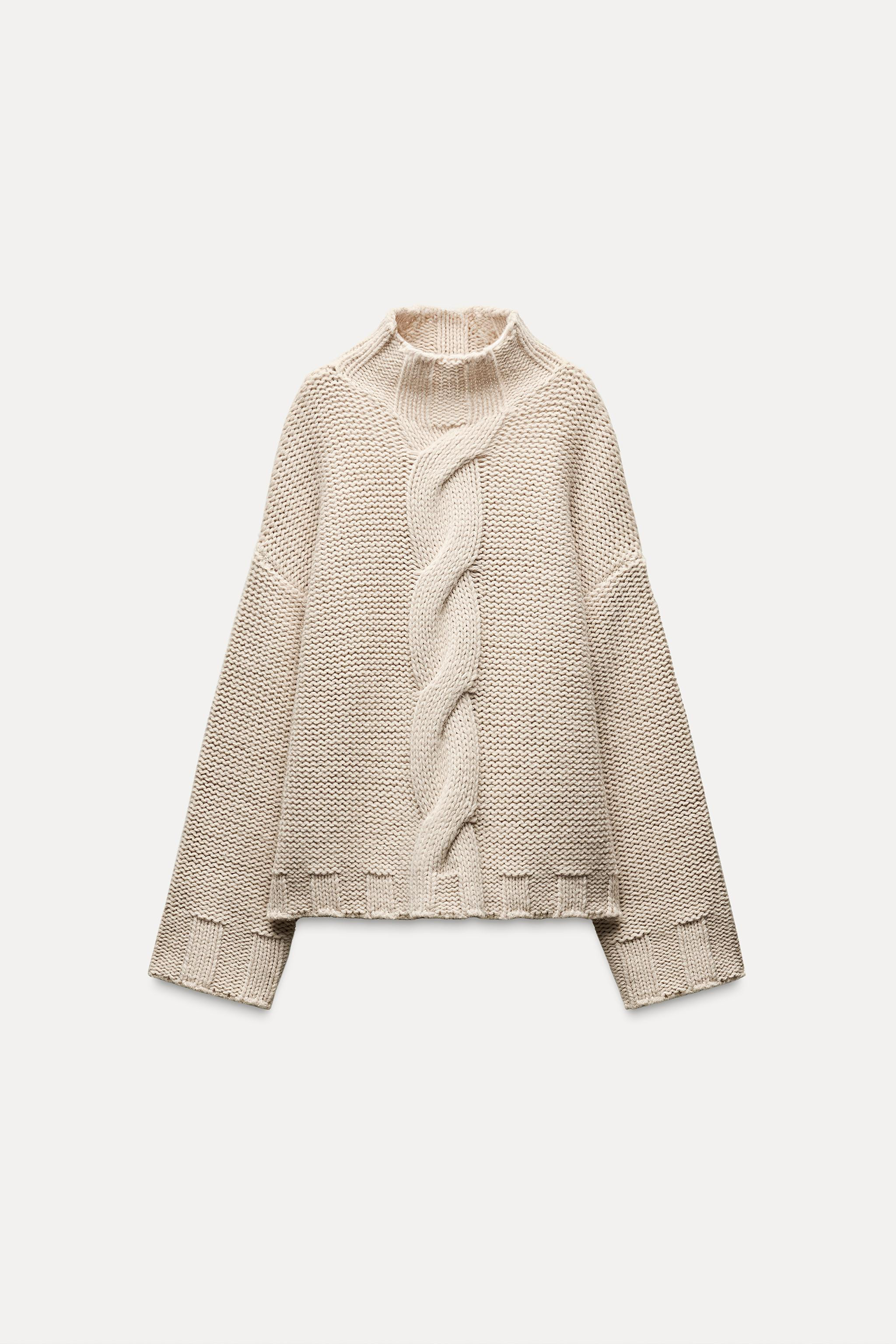 CABLE KNIT SWEATER | Zara US
