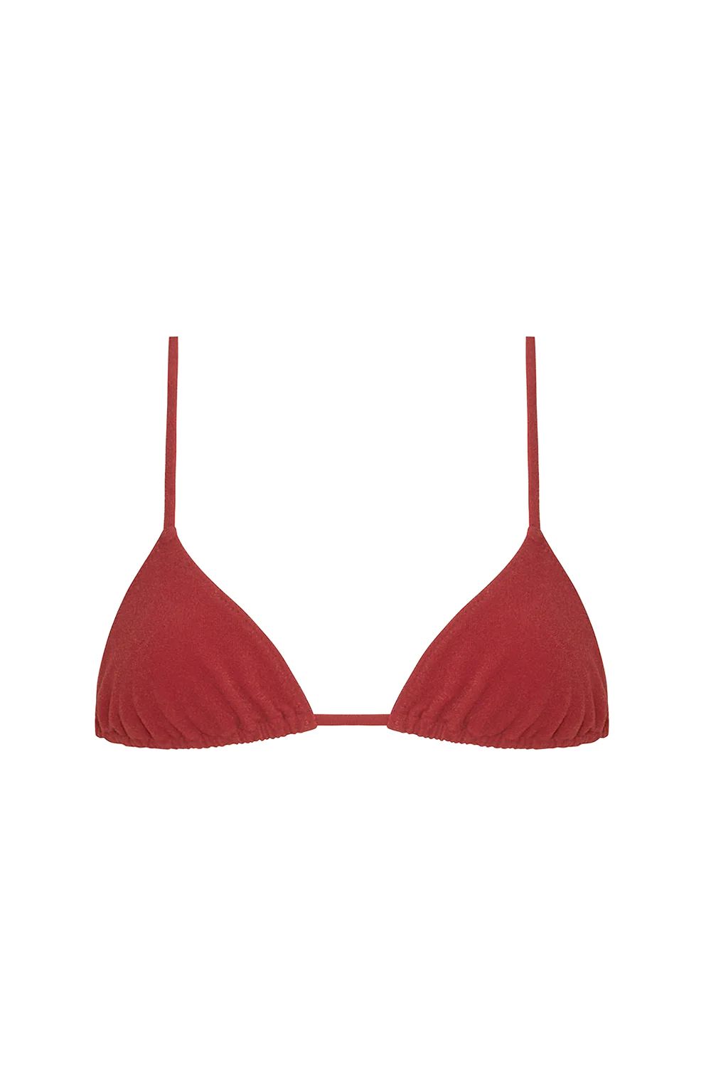 equator top in paprika eco terry | Tropic of C