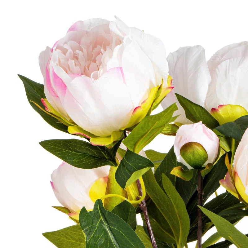 23" Artificial Peony Bush | Wayfair North America