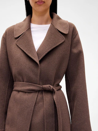 Wool-Blend Wrap Coat | Gap (US)