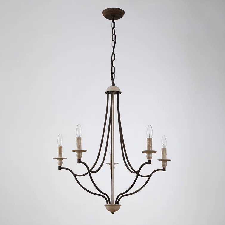 Rawson 26-Inch 5 - Light French Country Empire Antique Chandelier | Wayfair North America