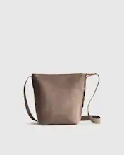 Italian Suede Bucket Crossbody | Quince