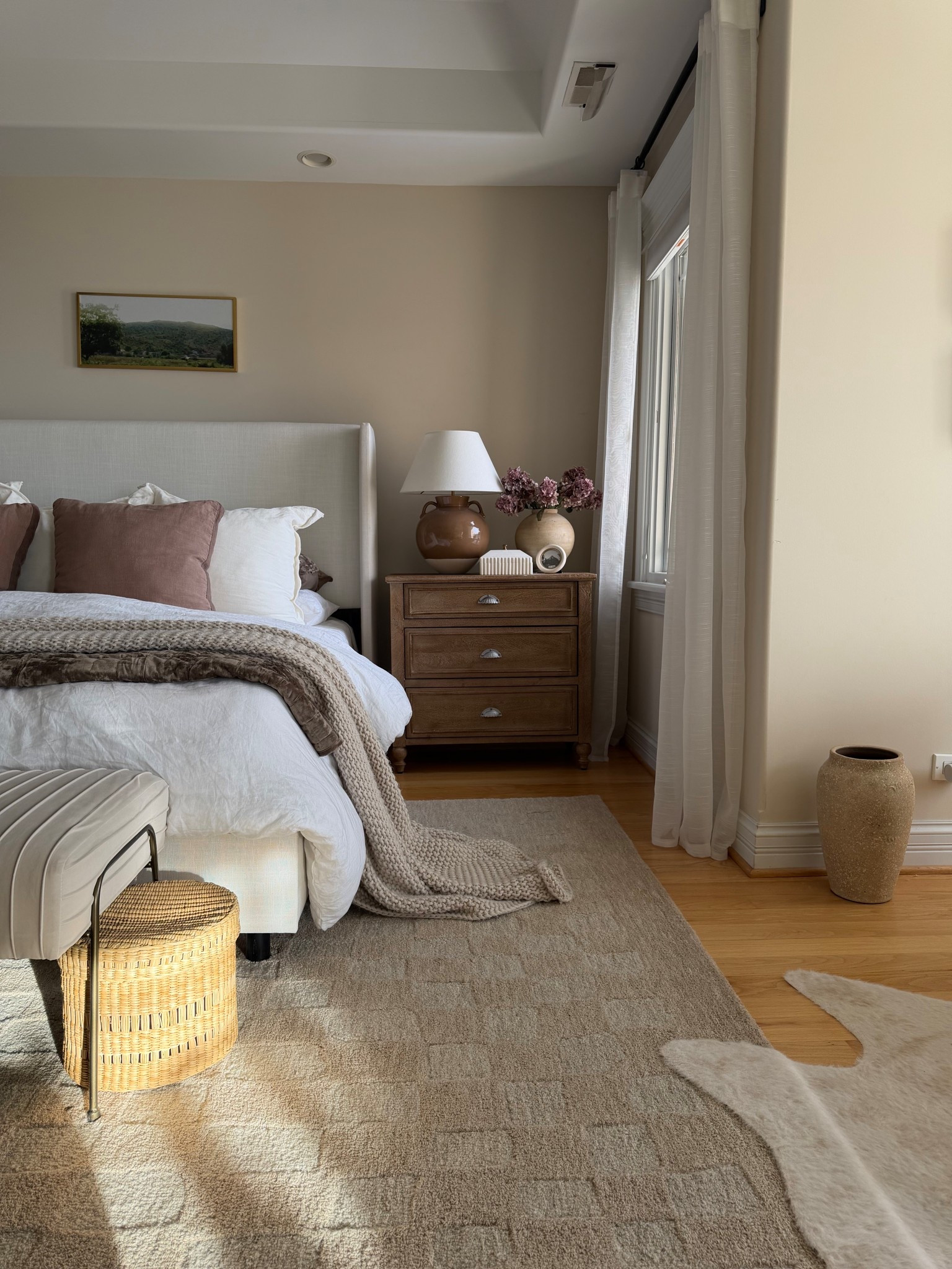 Bedroom views! Linked everything I could including similar look for less finds. 

Bedroom, bedding, neutral rug, neutral home decor, neutral bedroom, nightstand, bench, throw pillow, upholstered bed, Wayfair, Amazon home, McGee & Co, Pottery Barn, designer look for less, RH inspired style, cozy bedroom, bedding inspo, bedroom refresh, 

#LTKSeasonal #LTKSaleAlert #LTKHome