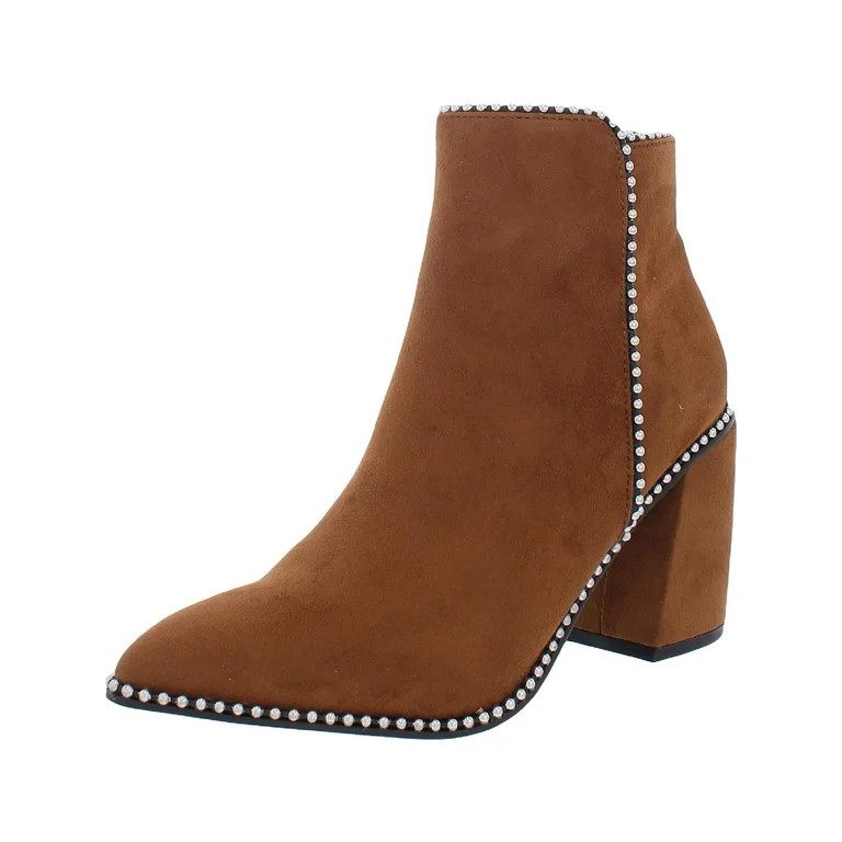 Steve Madden Womens Jinxed Embellished Pointed Toe Ankle Boots - Walmart.com | Walmart (US)