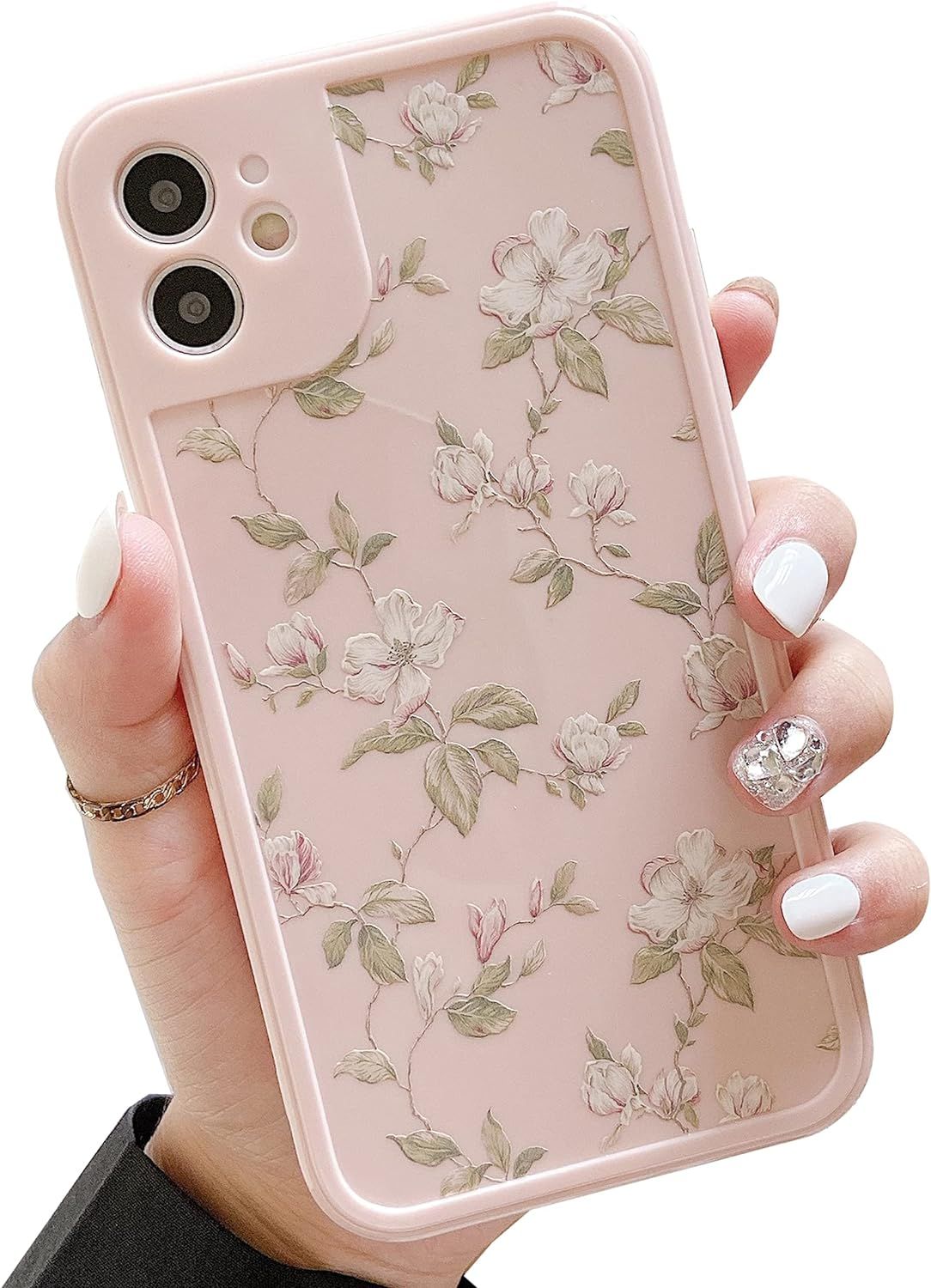 ZTOFERA Compatible with iPhone 11 Case for Girls Women, Floral Flower Pattern Design Silicone Cas... | Amazon (US)
