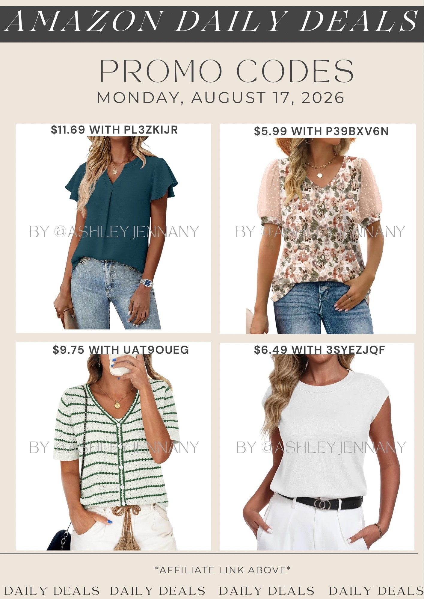 Amazon deals

#LTKSaleAlert #LTKMidsize #LTKSeasonal
