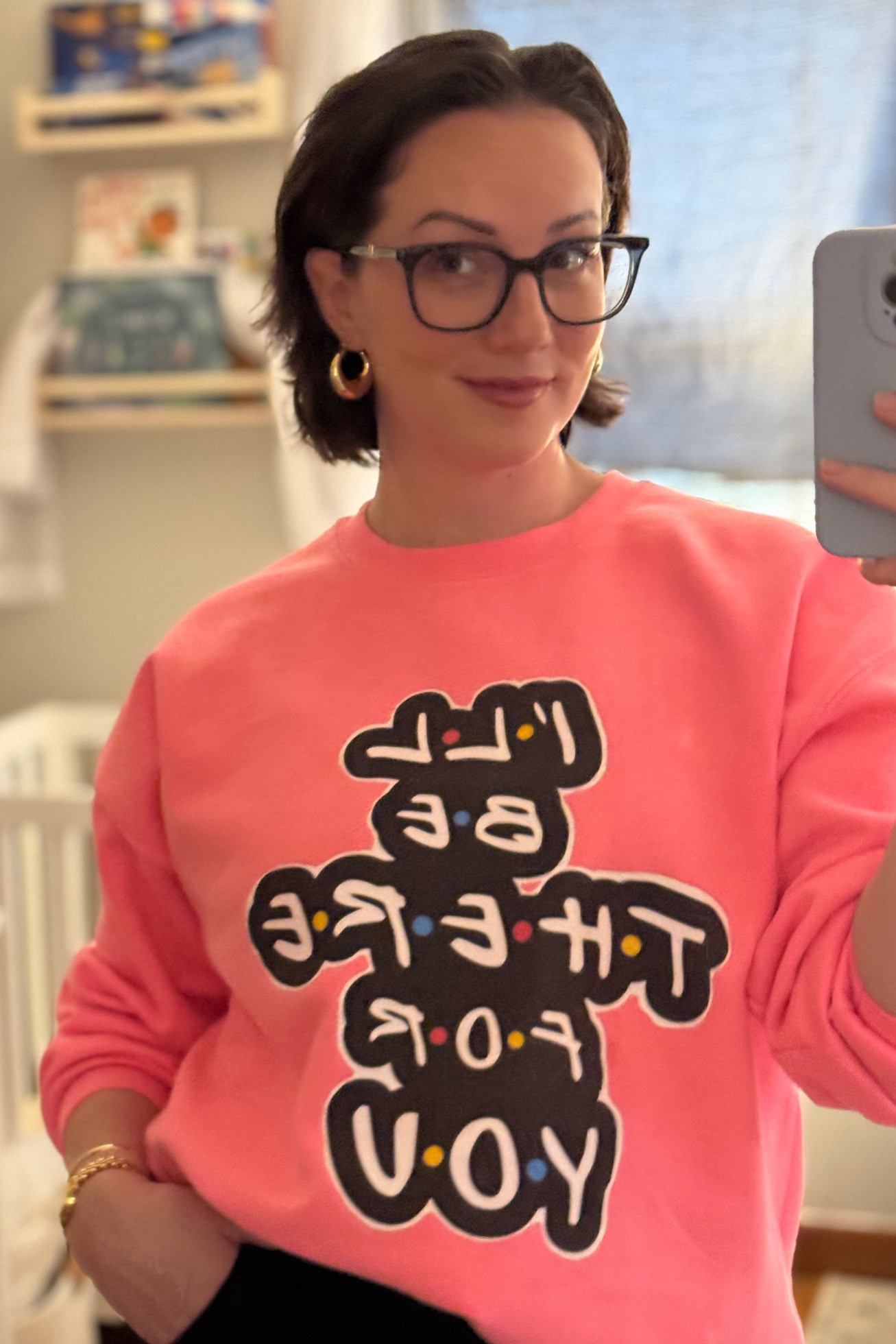 Sweatshirt: Etsy, size large for oversized fit

 I’ll be there for you, friends tv show sweatshirt, pink, coral, winter outfitt

#LTKFindsUnder50 #LTKU #LTKSeasonal