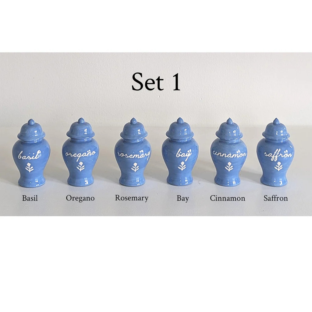 Spice Jar Set 1 | Lo Home by Lauren Haskell Designs