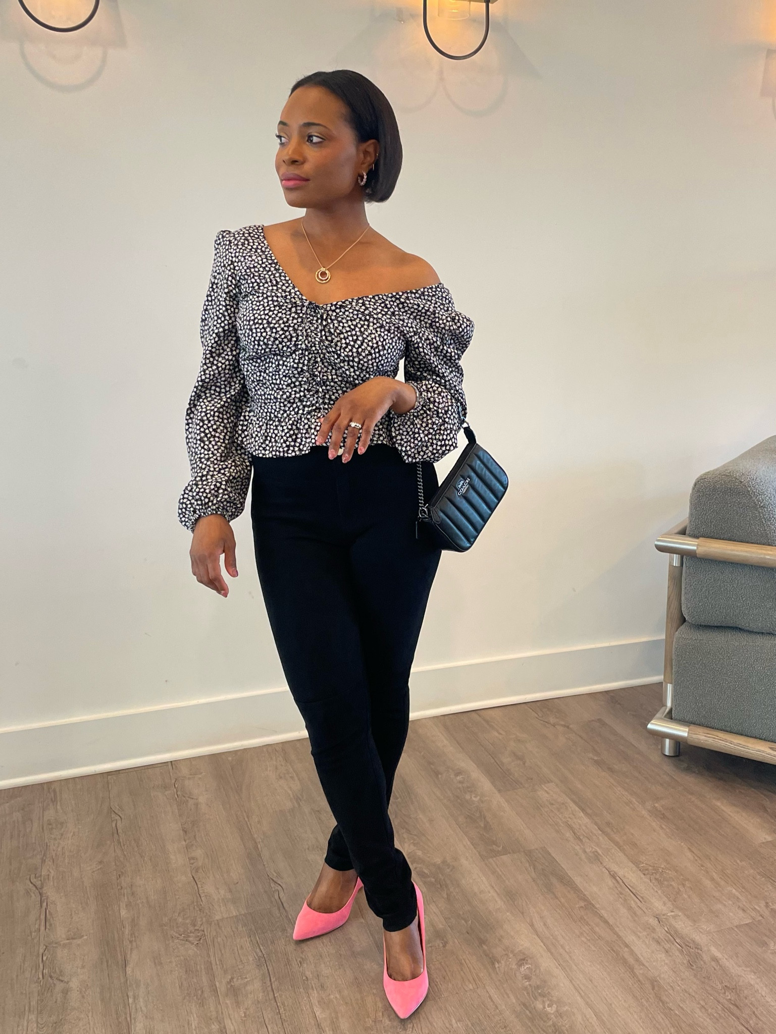 Adding this pretty pink heels to a simple black and white date night outfit adds variety and visual interest. 


#LTKsalealert #LTKunder50 #LTKunder100