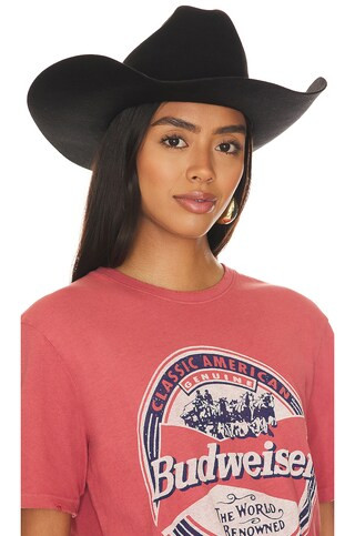 Brixton El Paso Reserve Cowboy Hat in Black from Revolve.com | Revolve Clothing (Global)