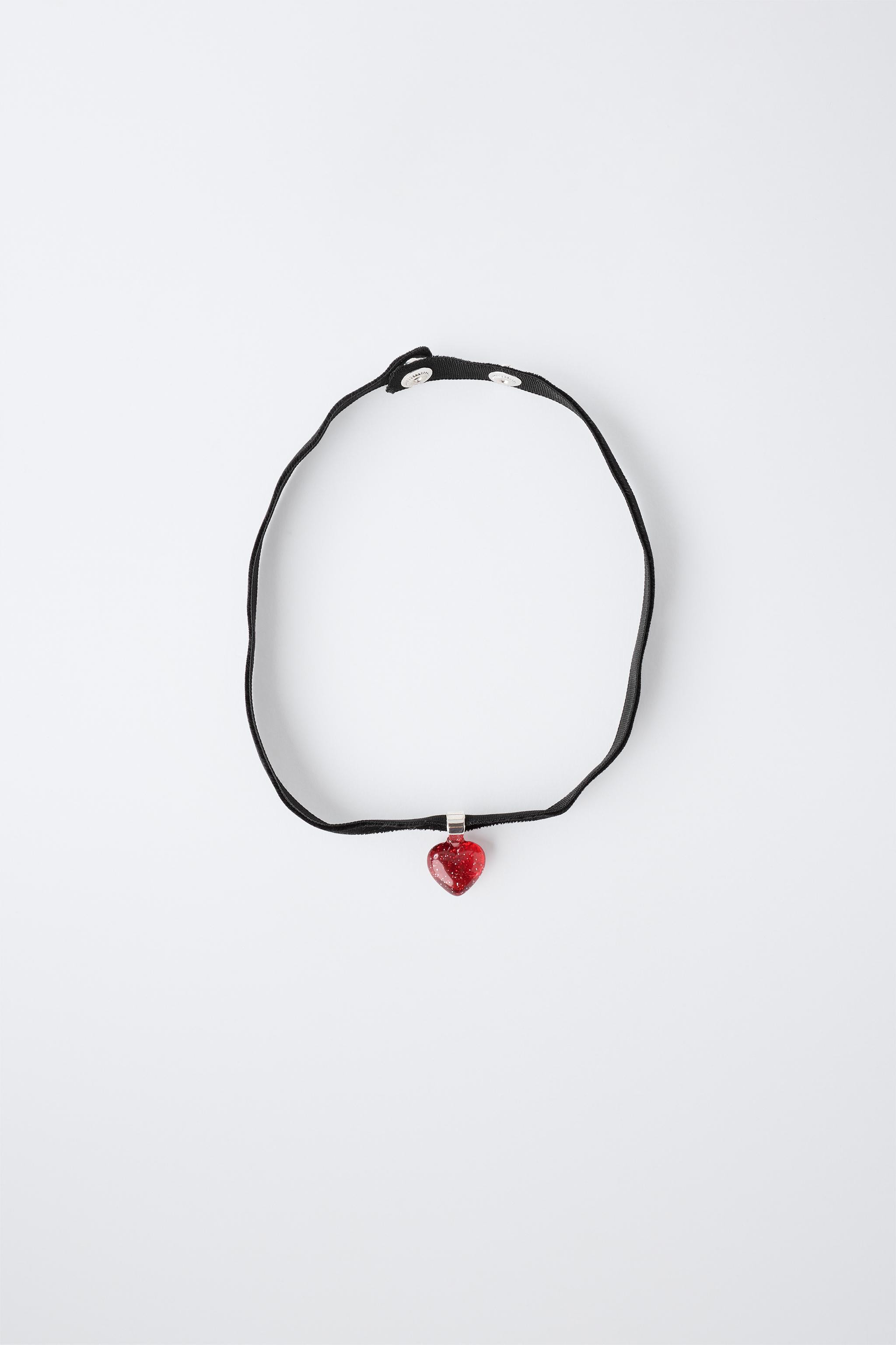 VAMPIRE COSTUME HEART CHOKER NECKLACE | Zara UK
