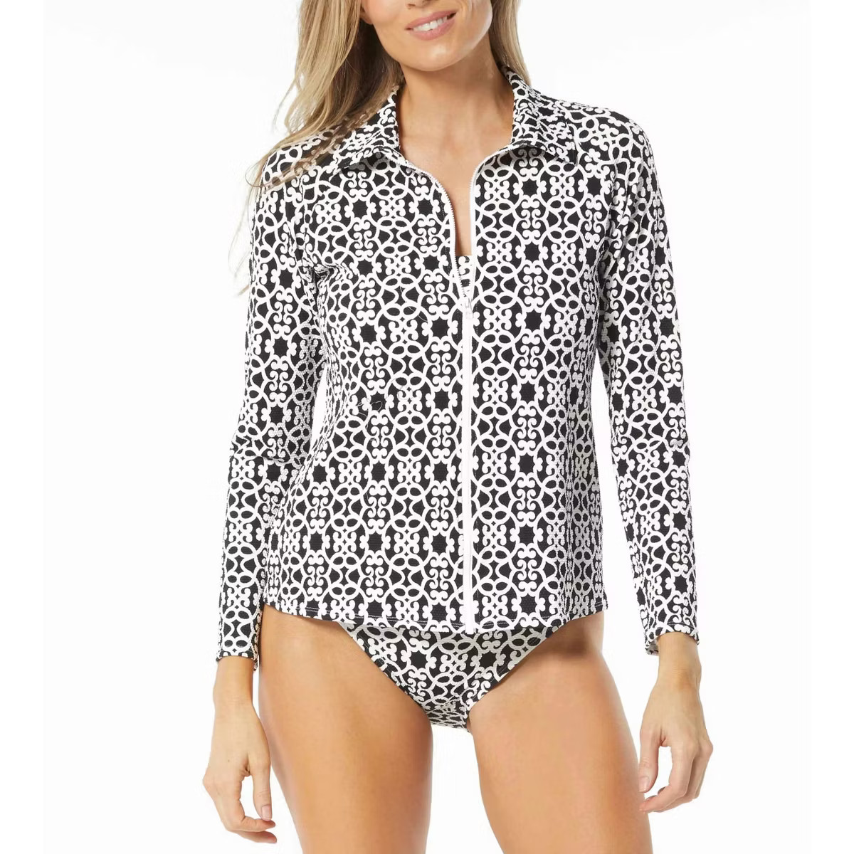 Beach House Swim Karen Textured Rash Guard | Target