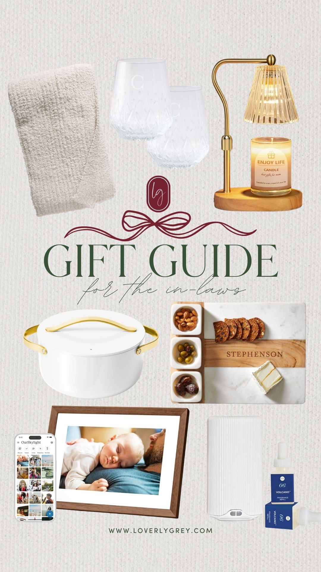 Thoughtful, cozy, and guaranteed to impress — my Gift Guide for the In-Laws is filled with timeless, meaningful finds they’ll truly appreciate. From home comforts to elegant everyday essentials, these gifts are sure to make them feel loved this holiday season. 🌟

#Loverly Grey #GiftGuide #GiftsForInLaws #HolidayGiftGuide #FamilyGifts #GiftsForParents #ThoughtfulGifts #HolidayShopping #GiftIdeas #CozyGifts #HomeGifts #ChristmasGifts #GiftGuide2025



#LTKGiftGuide #LTKFamily #LTKHoliday