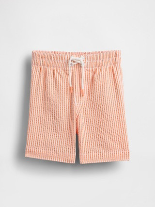 Baby & Toddler Seersucker Swim Trunks | Gap (US)
