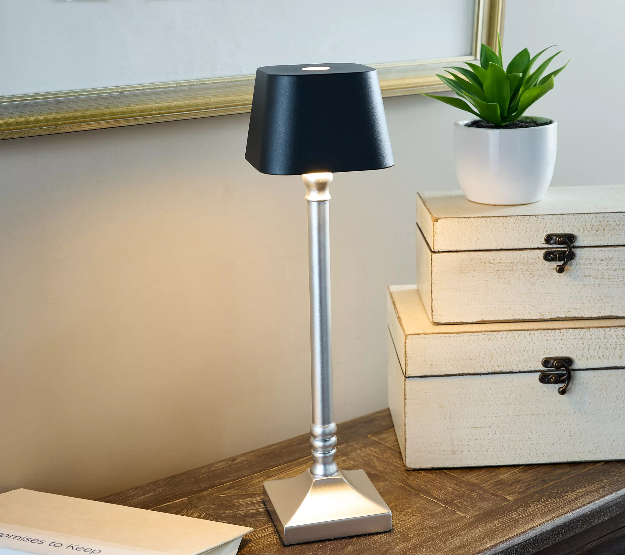 14" Everywhere Touch Table Lamp by Valerie | QVC