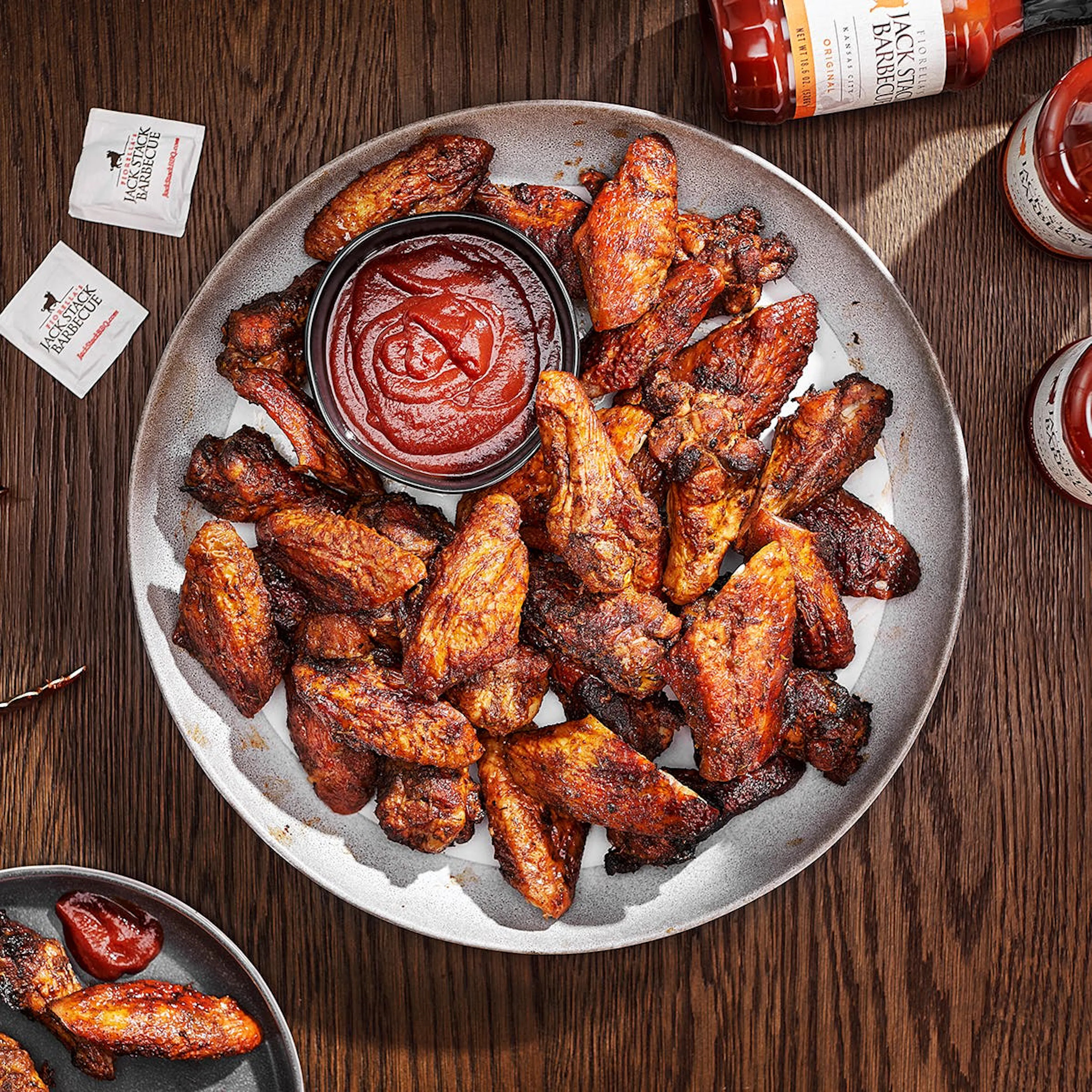 Hickory BBQ Chicken Wings - 5 lbs by Jack Stack BBQ | Goldbelly | Goldbelly