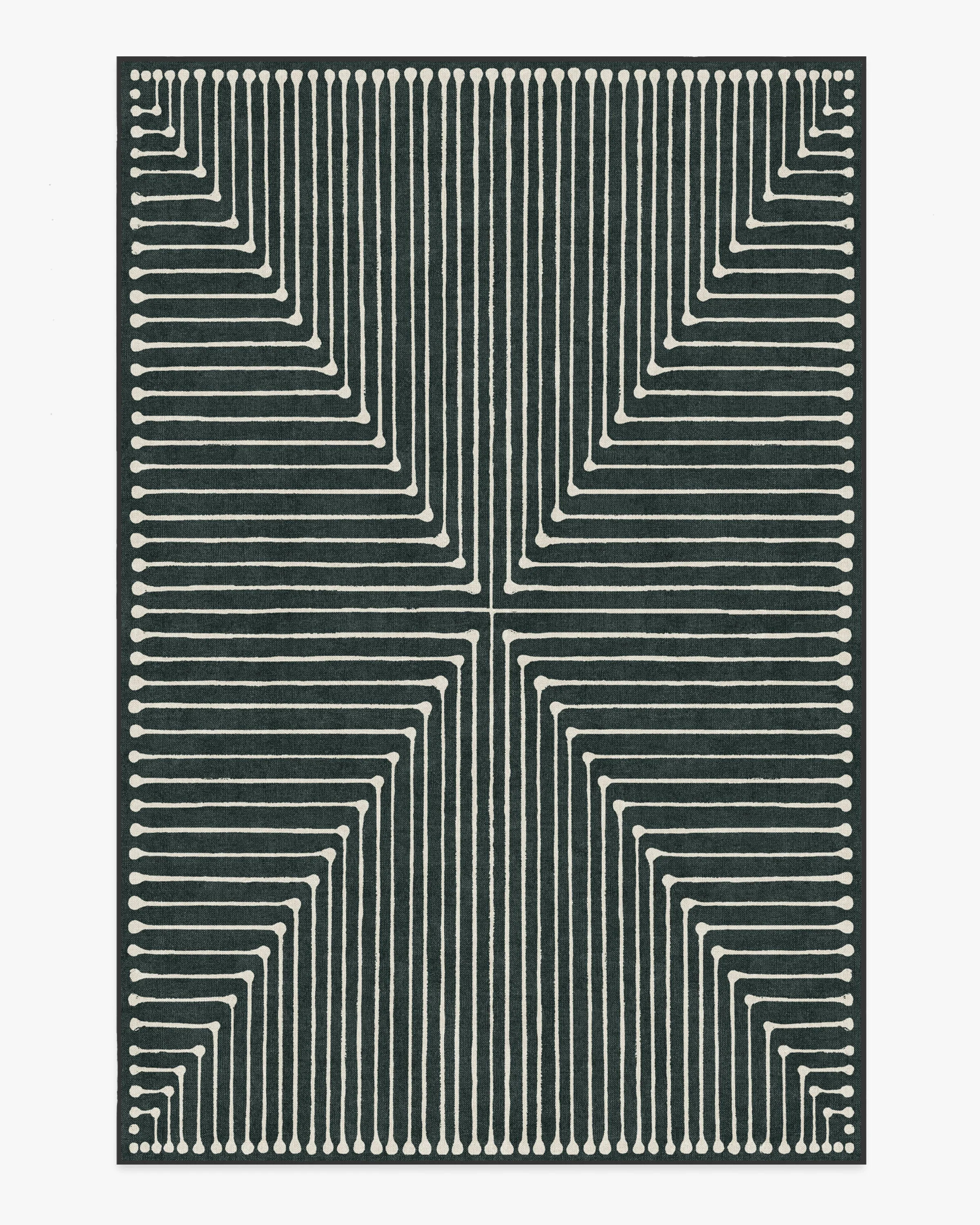 Inkdrop Charcoal Rug by Jonathan Adler | Ruggable US | Ruggable