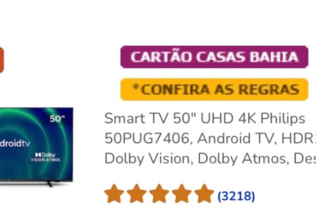 Smart TV 50" UHD 4K 

#LTKbrasil