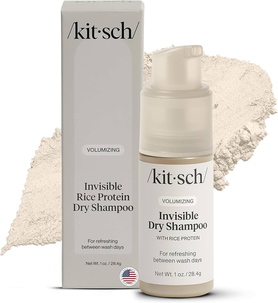 Kitsch Volumizing Rice Protein Dry Shampoo Powder - Dry Shampoo for Women & Men, No White Cast, A... | Amazon (US)