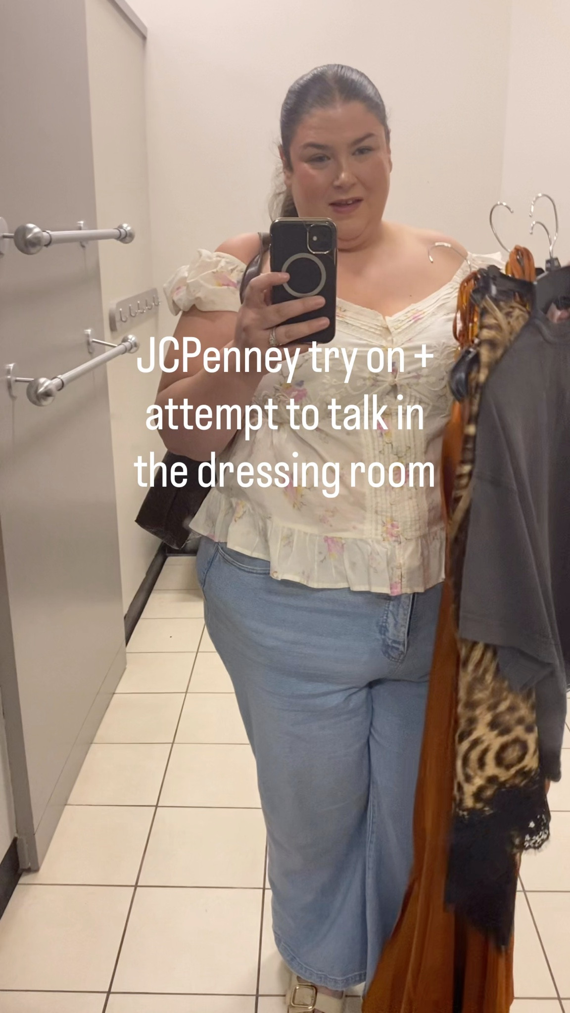 It’s a ballsy skill to talk in the dressing room while others are trying on. I dunno how people do it. But I’m gonna keep trying. 

#LTKPlusSize