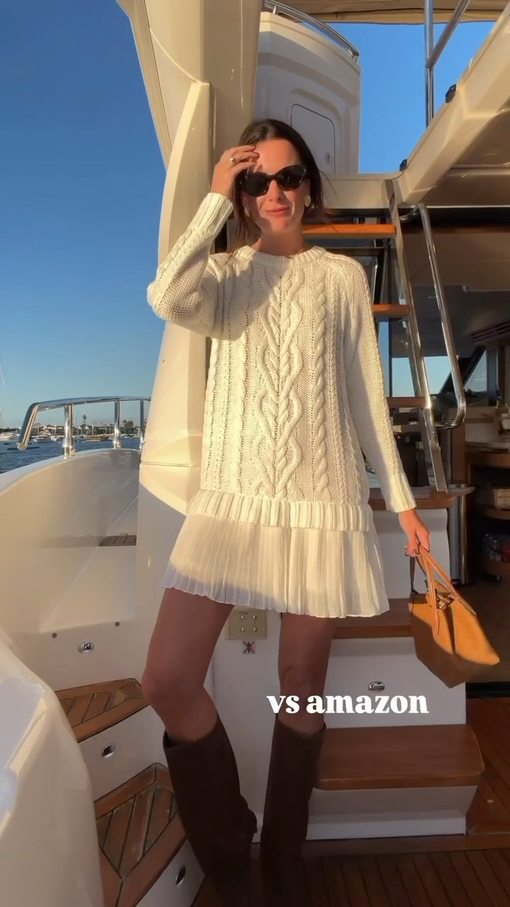 This is the prettiest Amazon look for less. This would be the perfect sweater dress for fall. It would be a gorgeous option to wear to Thanksgiving dinner with tall boots. 

#LTKTall #LTKStyleTip #LTKFindsUnder50