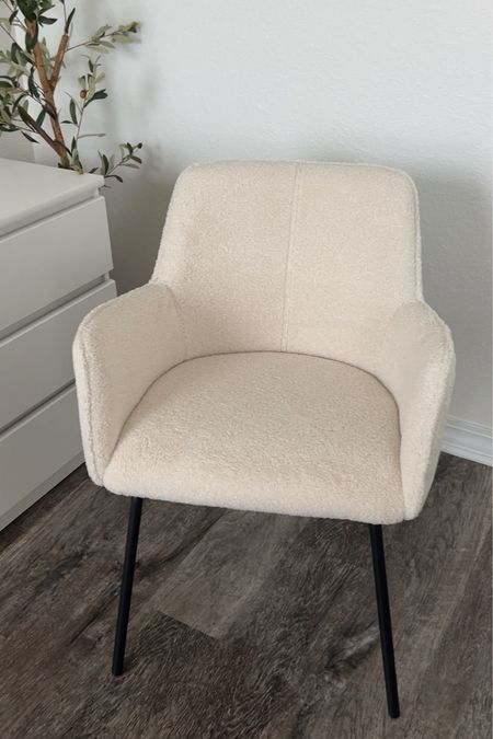Sherpa Dining Chairs from Amazon (come in a set of 2)! 

#LTKFind #LTKhome #LTKsalealert