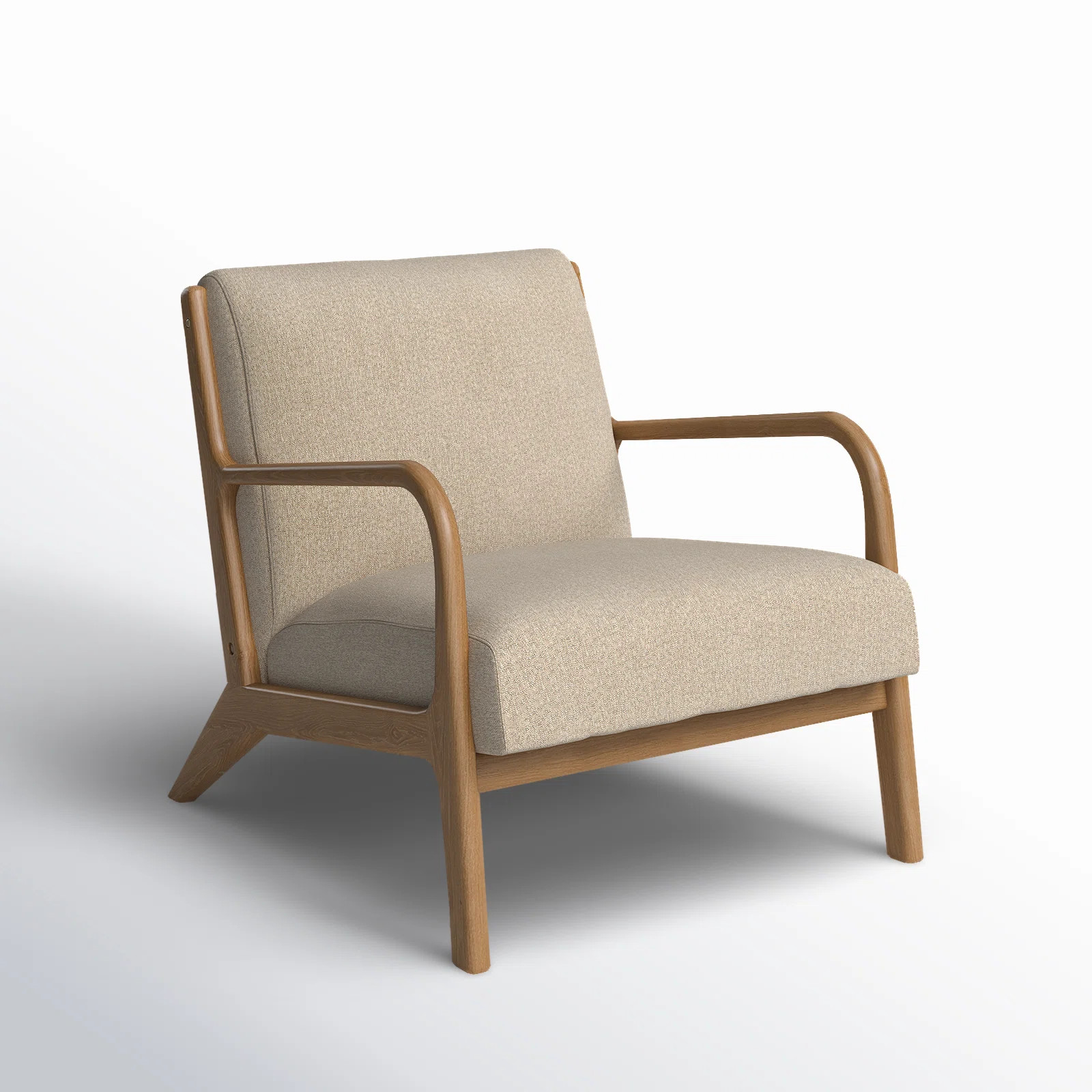 Bravyn Mid-Century Modern Accent Armchair | Wayfair North America