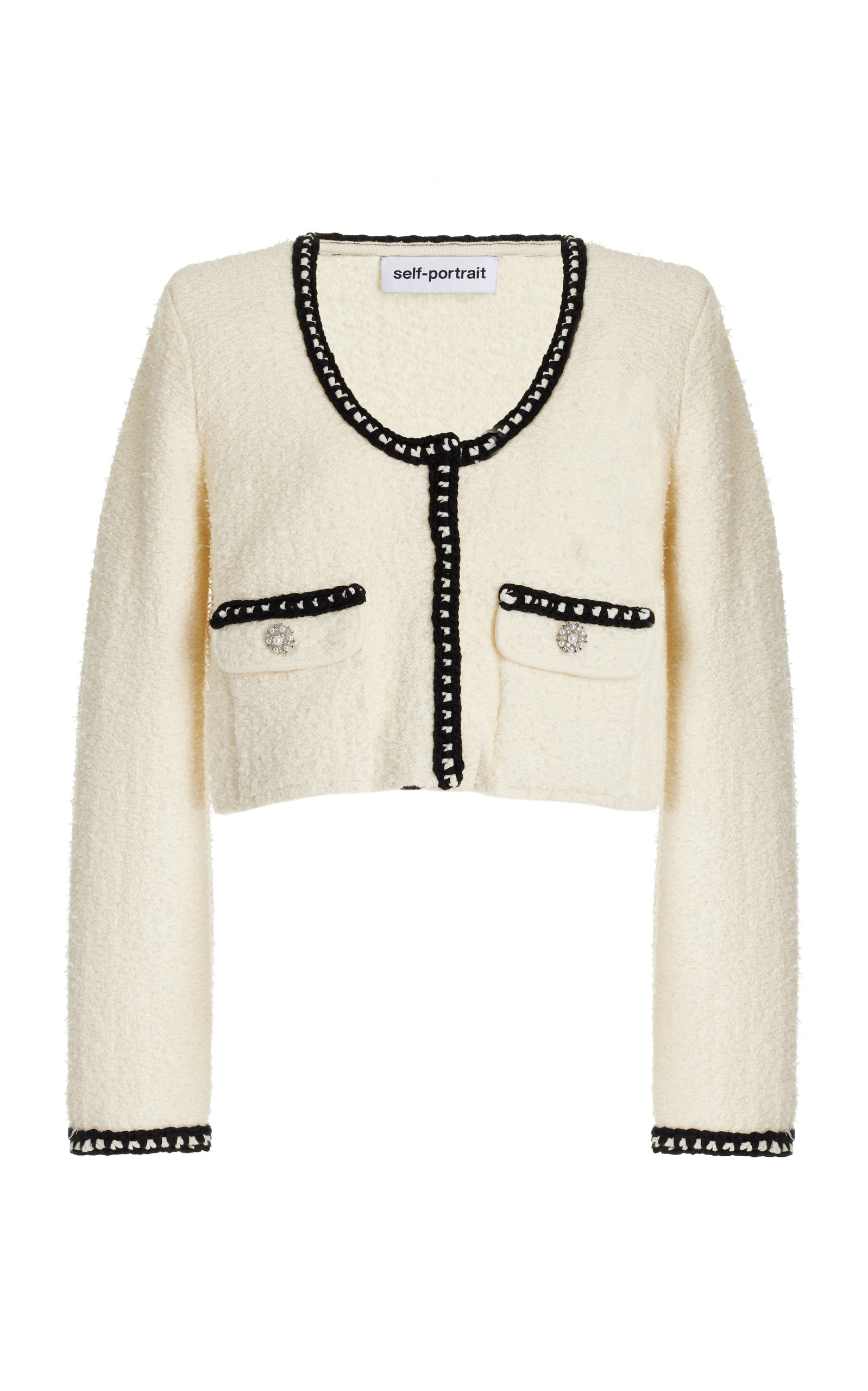 Bouclé-Knit Cropped Cardigan | Moda Operandi (Global)