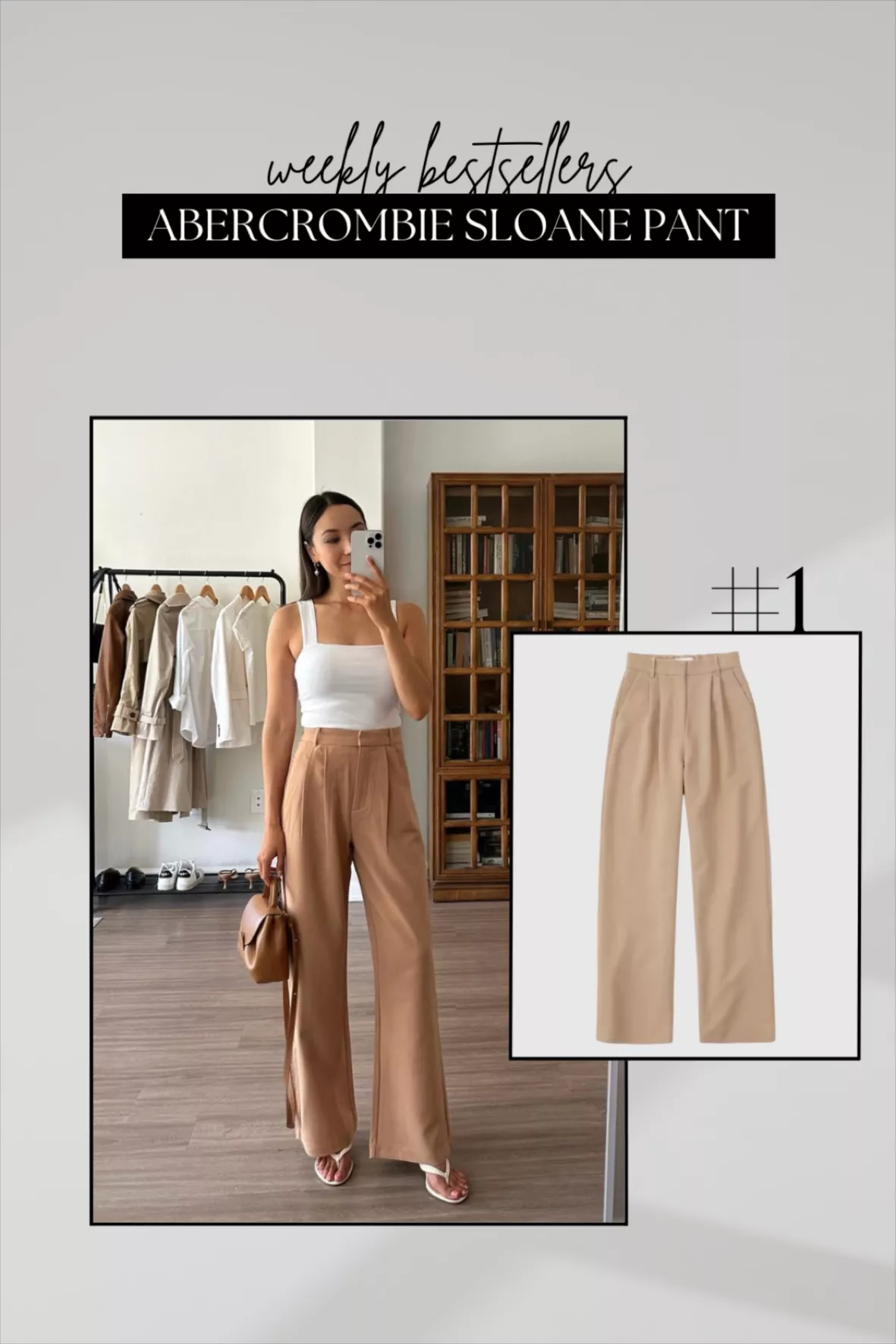A&F Sloane Tailored Pant curated on LTK