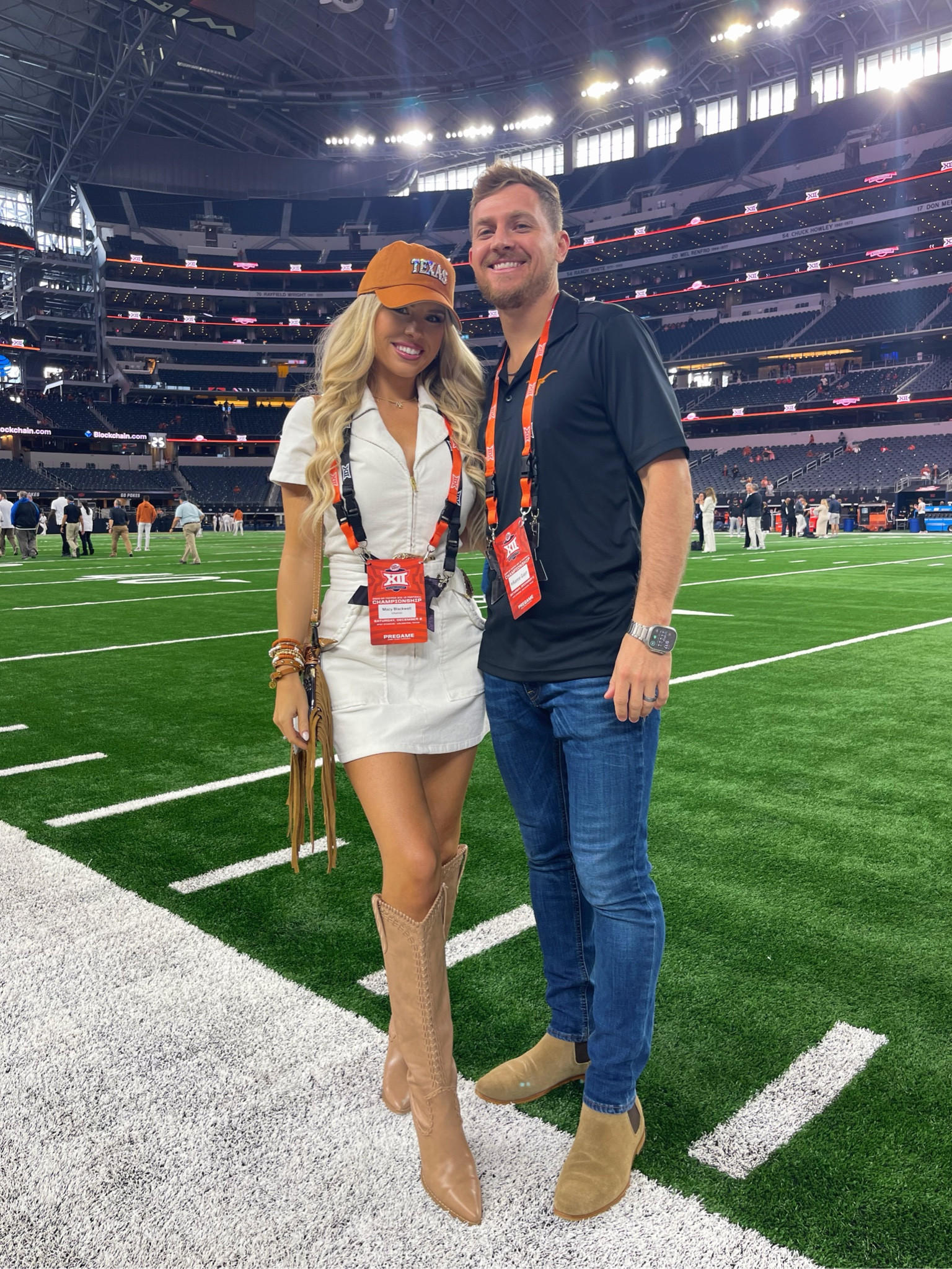 Game day outfit. White dress. Texas longhorns 

#LTKU #LTKSeasonal