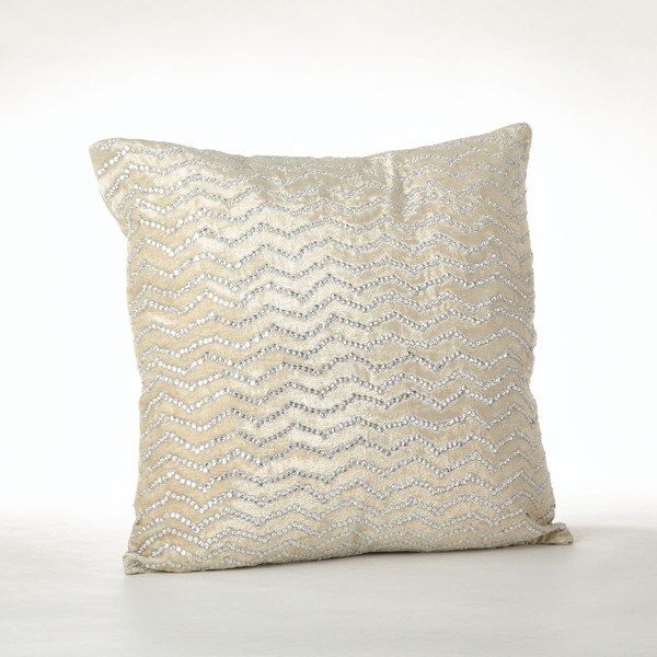 Velvet/Sequined Design Pillow | Bed Bath & Beyond