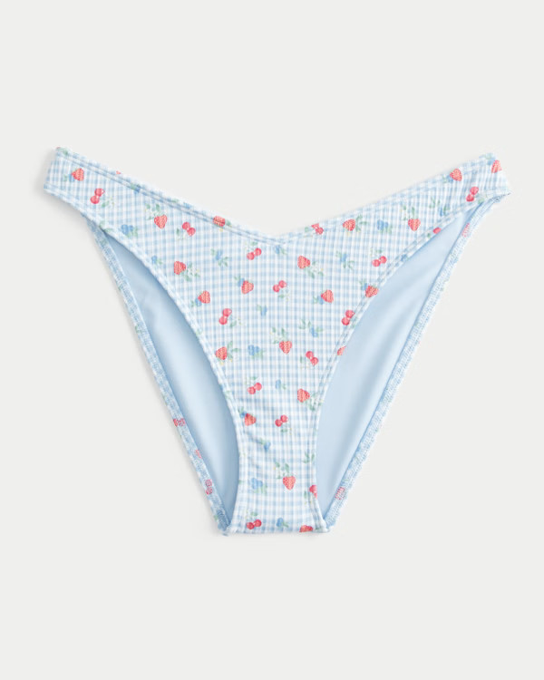 Ribbed High-Leg Cheeky Bikini Bottom | Hollister (US)