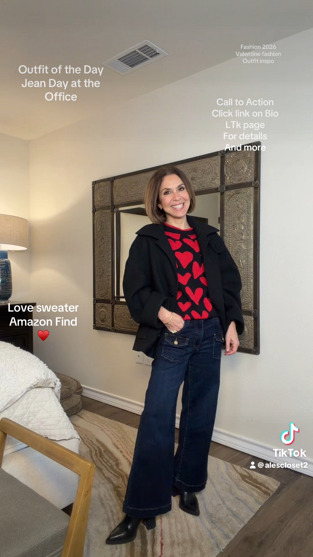 This coming Friday on office jean day, I think I found the perfect casual-chic outfit 🤍
With the month of love getting closer, I couldn’t wait to wear my new Amazon heart sweater — yes, I’m wearing it in January and loving it ♥️

It’s chic, comfy, and easy to style for work or everyday wear.
This sweater tends to sell out quickly, so get yours before it’s gone 🛍️
All sizing, fit details, and links are ready — shop it directly through links below

Hashtags:
#JeanDayOutfit
#OfficeStyleInspo
#AmazonFashionFinds
#CasualChicStyle
#WorkwearOutfit
#HeartSweater
#LTKFinds
#ShopMyLook







#LTKSeasonal #LTKOver40 #LTKWorkwear