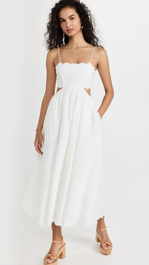 Jude Scallop Midi Dress | Shopbop
