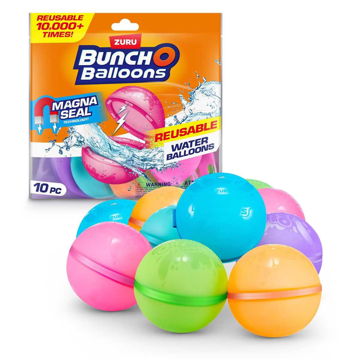 Bunch O Balloons Reusable Water Balloons - 10pk: Pool Games & Toys Set for Kids | Target