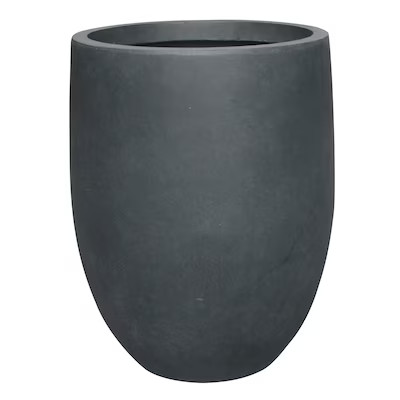 KANTE  1567.83-Quart Charcoal Concrete Planter with Drainage Holes | Lowe's
