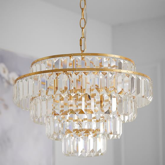 Monique Lhuillier Crystal Chandelier | Pottery Barn Teen