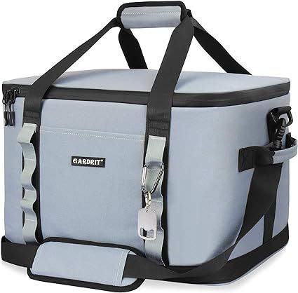 GARDRIT 60 Can Large Cooler Bag - Collapsible Insulated Lunch Box, Leakproof Cooler Bag Suitable ... | Amazon (US)