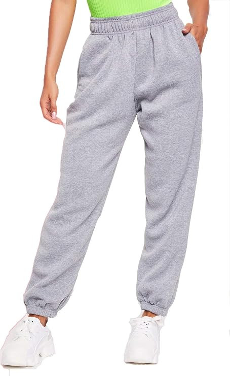 Women's Casual Sweatpants, High Waist Workout Jogger Pants Baggy Trousers, Running Jogging Harem ... | Amazon (US)