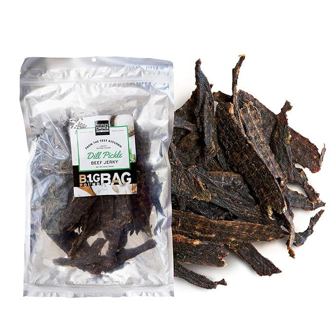 People’s Choice Beef Jerky – Test Kitchen – Dill Pickle – Dry Texture – 13g Protein –... | Amazon (US)