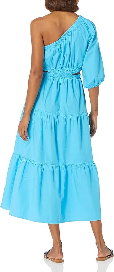 The Drop Women's April One-Shoulder Cut-Out Tiered Midi Dress | Amazon (US)